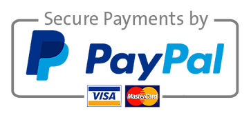 Secure payments processed by PayPal